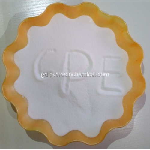 Mion-atharrachadh plastaig CPE Polyethylene Clorinated